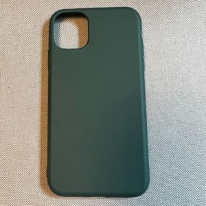 iPhone 11 case, dark green